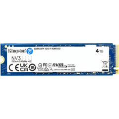 Kingston NVMe PCIe solid state drive for data storage
