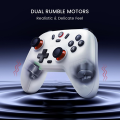 GameSir Nova Lite Wireless Switch Controller Bluetooth Gamepad Stellar White