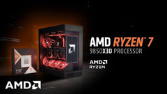 AMD Ryzen 7 9850X3D CPU Processor with MSI MAG X870E Tomahawk WiFi ATX Motherboard (DDR5, PCIe 5.0, M.2 Gen5, Wi-Fi 7, 5G LAN)