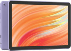 Tablet Bundle: Includes Amazon Fire HD 10 tablet, 10.1" (2023 Release) | 64 GB | Lilac & Made for Amazon Clear Case & Stylus Pen