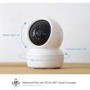 EZVIZ H6c G1 2K Indoor Pan & Tilt Wi-Fi Security Camera (CS-H6c-R105-1J4WF), Intelligent Surveillance Camera with Night Vision Works with Alexa & Google Home