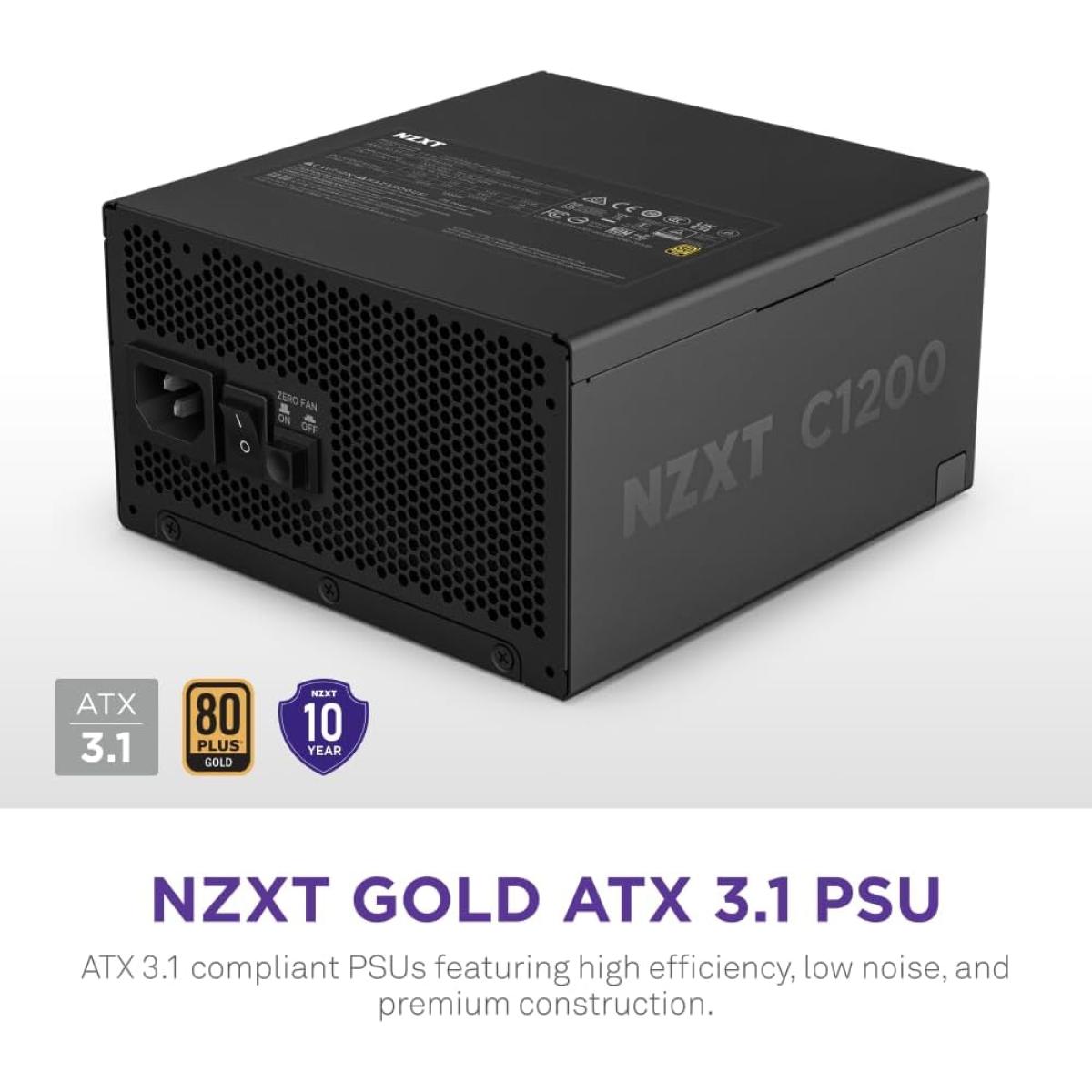 NZXT PCIe power supply for PC power delivery