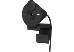 Logitech Brio 300 Full HD Webcam with Privacy Shutter, Noise Reduction Microphone, USB-C, Certified for Zoom, Microsoft Teams, Google Meet, Auto Light Correction - Graphite