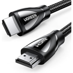 UGREEN 8K HDMI Cable 1.5 M, 48Gbps Ultra High Speed Braided HDMI Cord 10K 8K@60Hz 4K@240Hz, eARC HDR10 HDCP 2.2&2.3, Compatible with PS5/Xbox Series X/Roku TV/HDTV/Blu-ray | 80402 |