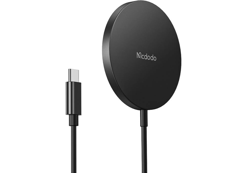 Mcdodo Mag-Safe Magnetic Wireless Charger, 15 W Rapid Charging, Place Only, Powerful Magnetic, Magsafe, Ultra Thin, iPhone Charger, 15W, 10W, 7.5W, 5W Output, Wireless