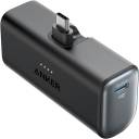 Anker Portable Charger, Nano Power Bank with Built-in USB C Connector, 5,000mAh Portable Charger 22.5W, for iPhone 17/16/15 Series, Samsung S22/23 Series, iPad Pro/Air, AirPods, and More - 18 Month Warranty
