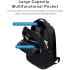 Arctic hunter Slim Backpack for Men 20L Office Laptop Backpack with 15.6-inch Laptop Pocket Premium Polyester Water-resistant Light-weight Laptop Bag for College Business Commuter, Black , B00670