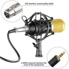Legendary Vocal Professional Condenser Microphone Kit w/Adjustable Mic Suspension Scissor Arm Metal Shock Mount