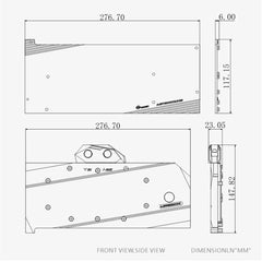 Copper GPU Water Cooling Block GPU Waterblock for Sapphire Redeon RX 7900 XTX Nitro+，for Sapphire Pulse AMD Radeon 7900 XTX 24G,for Sapphire Radeon RX 7900 XT Pulse