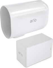 Extended Battery and Housing - Arlo Certified Accessory - Up to 2.5x Battery Life, Works with Arlo Pro 5S 2K, Pro 4, Pro 3, Floodlight, Ultra 2, and Ultra Cameras, White - VMA5410