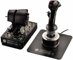 Hotas Warthog PC Bundle with Thrustmaster VG F/A 18 Grip Add On - PC USB Black Flight Simulation Joystick