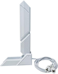 WiFi 7 Antenna with EZ-Plug Quick-Connect Interface, for ASUS WiFi 7 Motherboard, Routers （ROG/RT/TUF Series）, Dual Band High-Gain Signal Booster, Low-Profile Magnetic Base,White