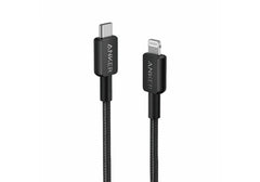 Anker 322 USB-C Lightning Cable [ 6 ft MFi Certified] Powerline II for iPhone 15, 15 Pro 14 Pro Max 14, 13 X XS XR 8 Plus, AirPods Pro - Black - 18 Month Warranty