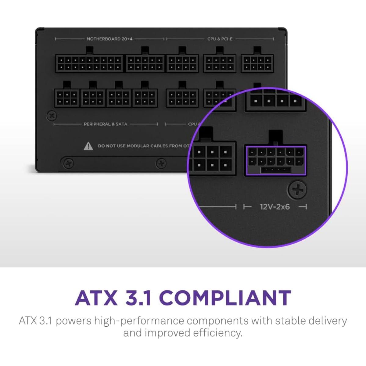 NZXT PCIe power supply for PC power delivery