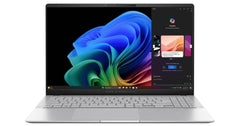 ASUS Vivobook S 15 15.6"3K (2880 x 1620) OLED, Snapdragon® X Plus X1P 42 100 Processor, Qualcomm Adreno Graphics, 16GB LPDDR5x Ram, 1TB M.2 NVMEe SSD Gen4 - Cool Silver Laptop, Windows 11 Home.