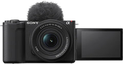 ZV-E10 II Mirrorless Vlogging Camera Kit with 16–50 mm OSS Lens – 26 MP APS-C Sensor | Sony 18-105mm Lens, 4K Monitor, Pro Mic, 2 x 64GB Memory Card and More
