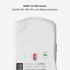 Glorious Model O 2 PRO Wireless - 4K/8K Polling - White