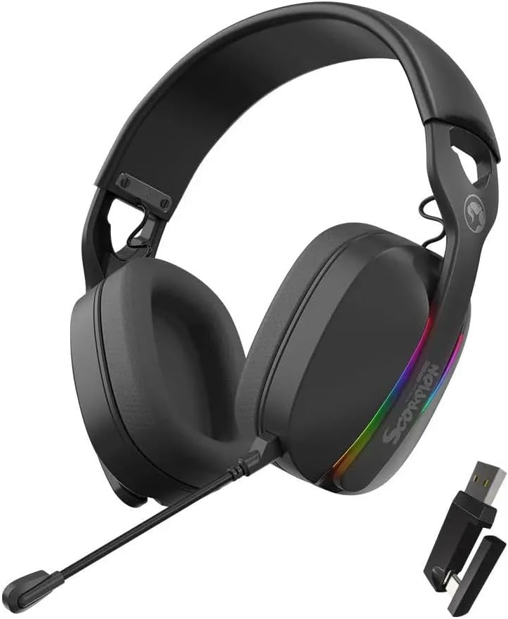 Marvo HG9086W Wireless Gaming Headset - Black