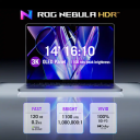 ASUS ROG Zephyrus G14 OLED Laptop – AMD Ryzen AI 9 465, NVIDIA RTX 5060 8GB GDDR7, 16GB LPDDR5X, 1TB PCIe 4.0 SSD, 14" 3K OLED Nebula HDR 120Hz, Wi‑Fi 7, 73Wh Battery, Platinum White