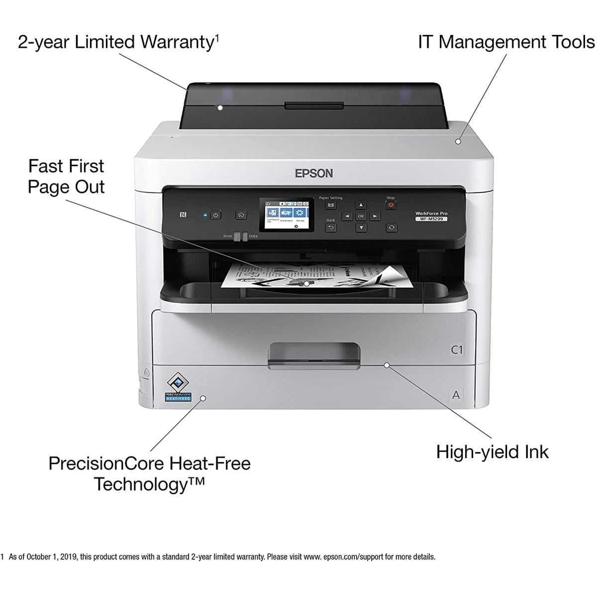 Epson Workforce Pro Wf M5299dw Workgroup Mono Duplex , Wireless & Network Epson Workforce Pro Wf M5299dw Workgroup Mono Duplex , Wireless & Network