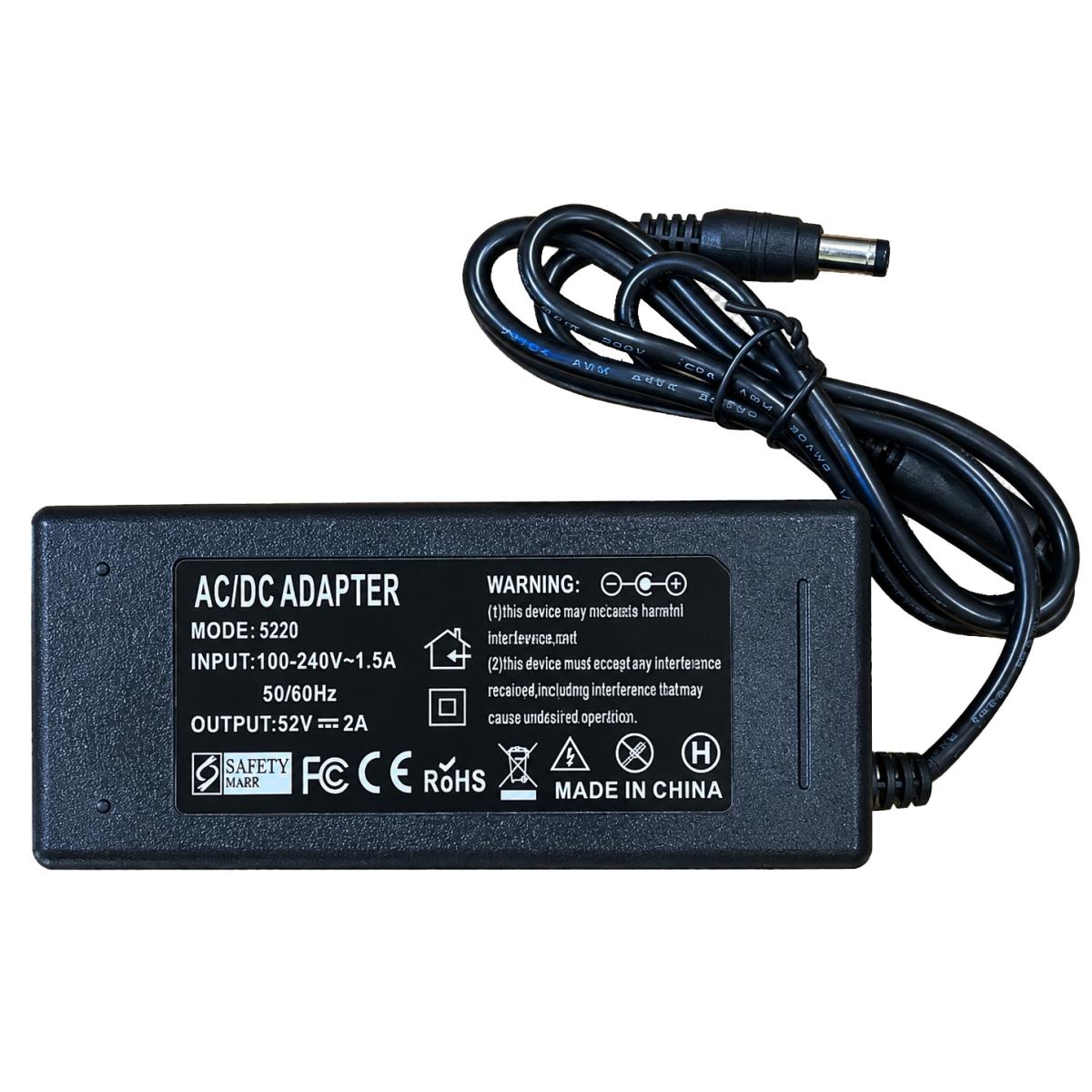 52V 2A AC/DC Power Adapter