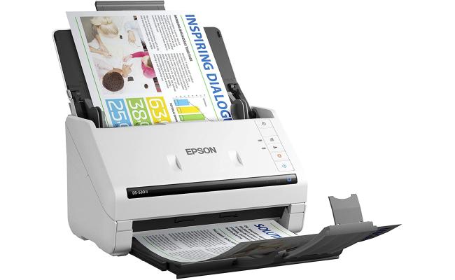 Epson Ds 530 Ii Color Duplex Document Scanner W/ Adf Up To 35 Ppm Epson Ds 530 Ii Color Duplex Document Scanner W/ Adf Up To 35 Ppm