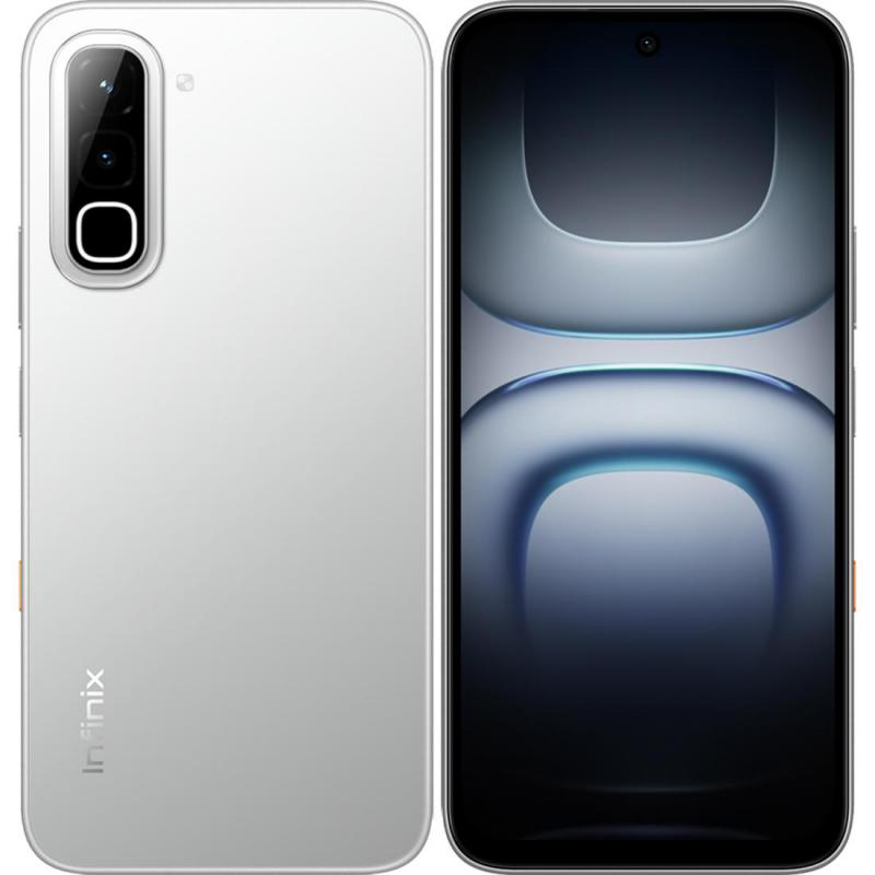Infinix Hot 70 4G, 6GB & 256GB, 6.7Inch, Silver - X6895B silver