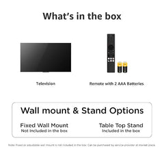 TCL 55P6L 55 Inches LED 4K, 3840 x 2160 Pixels Google TV TV