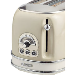Ariete Toaster 2Slices, Toasting Levels Functions, Delete & Defrost &Heating, 810Watts, Beige - 155