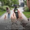 4K Pocket Sport Wi-Fi Action Camera, 75MP, 330° Electric Rotation, Face Tracking, 1.72" LCD Display, Auto Focus, 2400mAh Battery, Bracket Included
