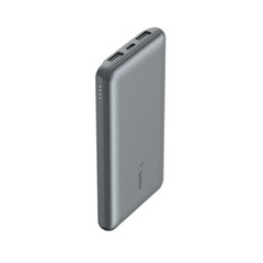 Belkin Portable Charger, USB-C Power Bank 10000mAh - Grey