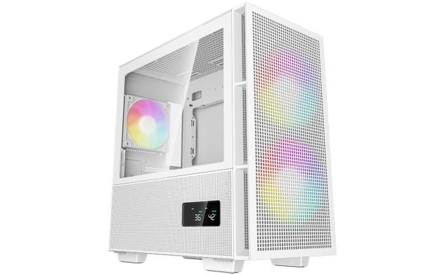 Deepcool ARGB PC case for desktop computer builds and component installation