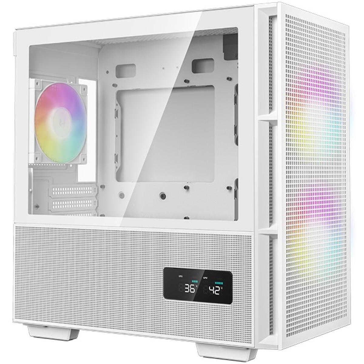 Deepcool ARGB PC case for desktop computer builds and component installation