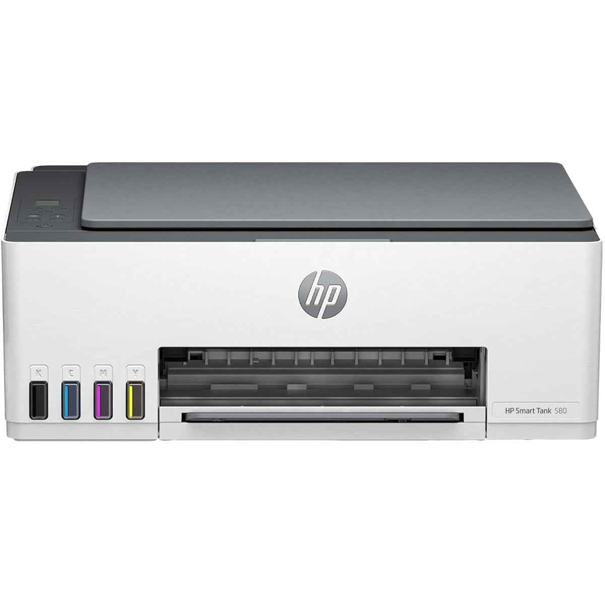Hp Smart Tank 580 All In One Wireless Ink Tank Colour ( Up To 12000 Black & 6000 Colour) W/ 1 Extra Black Ink Bottle & 2 Years Warranty