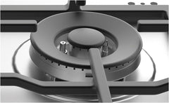 Indesit Built in Hob, 60Cm, Cast Iron, Full Safety, Stainless Steel - THP 641 W IX