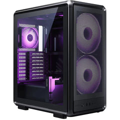 Cooler Master MasterFrame 500 Mesh ATX Mid-Tower PC Case – High Airflow Premium Aluminum Chassis, Powerful Dual 200mm Intake Fans, Freeform 2.0 Modular Frame, 360mm Radiator Support, USB-C, Black