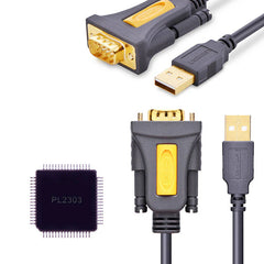 Ugreen 20223 Usb 2.0 To Serial Db9 Rs 232 Adapter Cable 3m