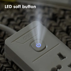 Deli ET408 Power Strip - 3 inputs - 3USB- 2M