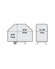 Broil King Grill Cover /Crown/Baron 400 Series