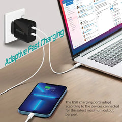 Promate PowerPort-65W Charging Adapter, Black