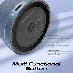 Promate Punch.Navy, Bluetooth Speaker