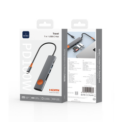 WIWU Wi-HB007 Travelling 7in1 USB-C Hub