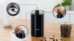 Bosch Coffee Grinder, 180Watts, Black - TSM6A013B