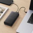 WIWU Wi-P068 Speedy Series 20000mAh Power Bank – Dual USB 2A Output, Type-C & Micro Input, Black - 18 Months Warranty