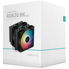 DeepCool GAMMAXX AG620 BK ARGB CPU Air Cooler Mighty 260w TDP 6pcs Copper Heat Pipes ARGB Sync w/120mm PWM Fan