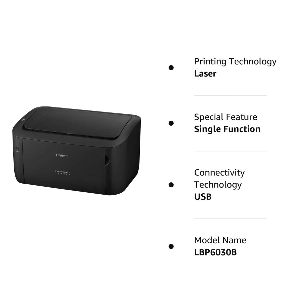 Canon Imageclass Lbp6030b Mono Printer, Windows, Mac And Linux Support Usb Interface Canon Imageclass Lbp6030b Mono Printer, Windows, Mac And Linux Support Usb Interface