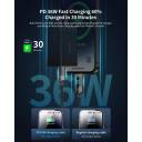 Mcdodo USB C to Lighting Cable 1.2m Transparent Data Cable PD Charger Digital Display Auto Power Off Dual Core Protection 36W