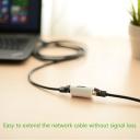 UGREEN RJ45 Coupler 2 Pack, Ethernet Extender 1000Mbps in Line Coupler Cat7 Cat6 Cat5e Cable Connector Ethernet Adapter Female to Female Black