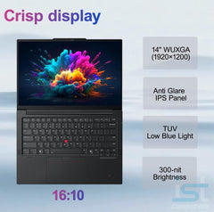 Lenovo ThinkPad E14 Gen 7 Business AI PC Laptop (14" FHD+, AMD Ryzen 7 250 (> Intel Ultra 7 155U), 32GB DDR5 RAM, 1TB SSD), Backlit KB, Fingerprint, 5MP Webcam, Ethernet, Wi-Fi, Win 11 Pro, 2026
