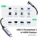 UGREEN USB C to HDMI Cable (4K@60Hz) 3.3FT, Type C to HDMI Adapter Thunderbolt 4/3 to HDMI for Home Office Compatible with iPhone 16 Pro Max Plus, MacBook Pro Air iPad Pro, XPS, Galaxy S24 Steam Deck
